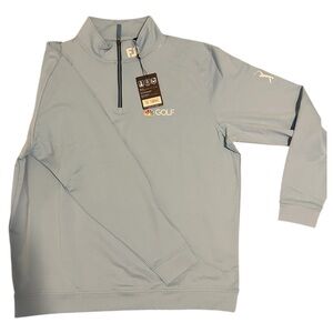 FootJoy x NBC Golf 1/4 Zip – Men’s Size XL – Player’s Championship (Light Blue)
